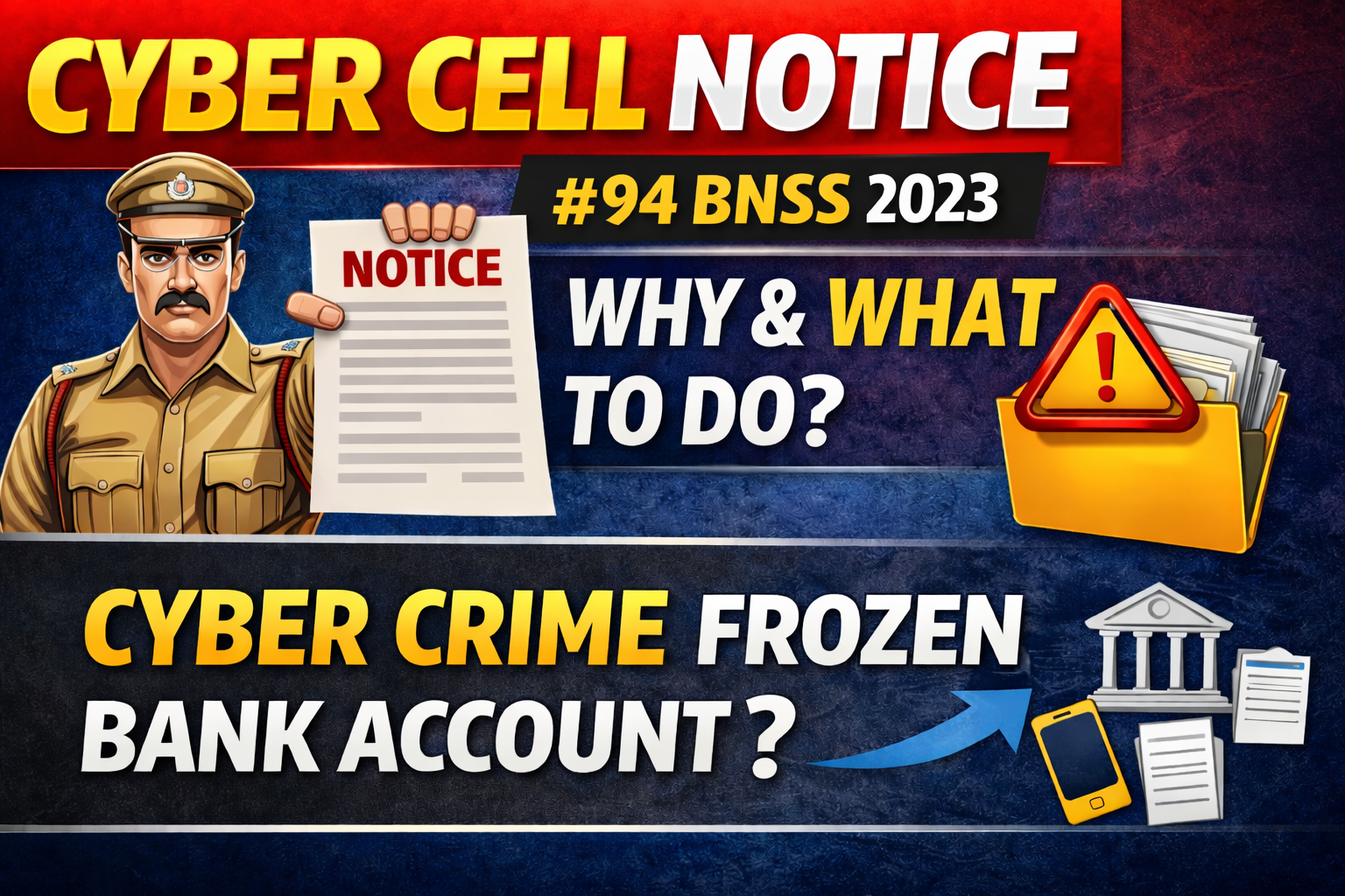 What is Cyber Cell Notice Under Section 94 BNSS